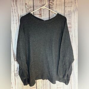 Cherish large oversized Charcoal Gray Knit Sweater